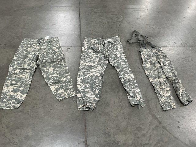 (21) Wet Weather Trousers & (10) Pairs of Cold Weather Trousers