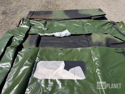 1- HMMWV 2 Man Pickup Top and Rear Cab Tarp - 3 Color Camo -NO NOS 2 Man Pick up Top and Rear Cab Tarp - 3 Color Camo. Ship Dims: 15x16x20 50lbs Części: Części HMMWV