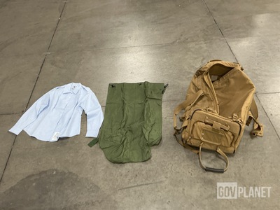 (95) Women's Shirts, (43) Duffel Bags, (1) Deployment Bag & Assorted Items
