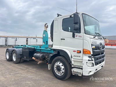 2018 Hino 500 FM 2632 6x4 Hooklift Truck