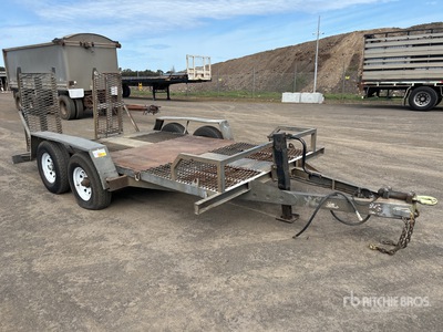 2011 Ally Weld 4.5 m Bogie/A Remolque Portamaquinaria