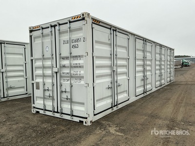 2026 40 ft High Cube Multi-Door Storage Container