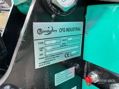 2026 CFG KV16R Mini-pelle (Unused)
