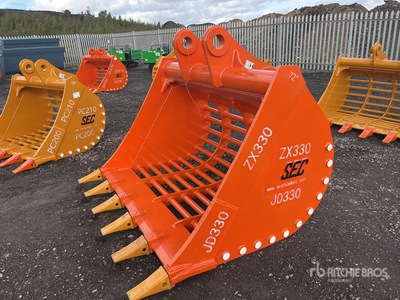 2026 SEC 72 in Excavator Bucket - Fits Hitachi ZX330 (Unused)