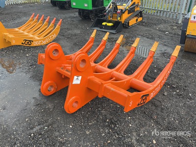 2026 SEC 66 in 66" to fit ZX270 Excavator Rake - Fits Hitachi ZX270 (Unused)