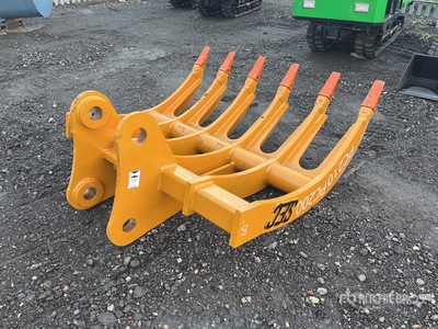 2026 SEC 60 in Excavator Rake - Fits Komatsu PC200 (Unused)