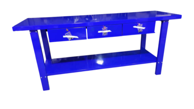 Multiquip WH7100-BLU 3 Drawer Steel Workbench (Unused)