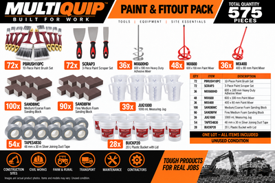 Multiquip Paint & Fitout Pack (Unused)