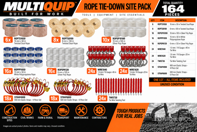Multiquip Rope Tie-Down Site Pack (Unused)