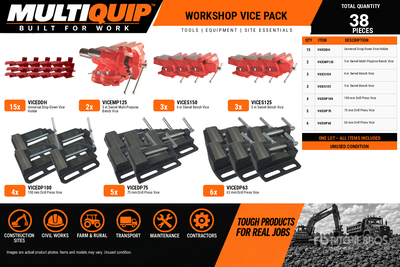 Multiquip Workshop Vice Pack (Unused)