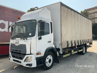 2017 UD LKE210 4x2 7 Ton Curtain Side Truck (Inoperable)