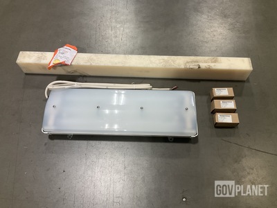 (22) Threaded Rod Ends, (3) Lighting Fixtures & Assorted Items