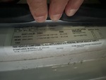 Aspect général with Étiquette de conformité aux normes fédérales pour véhicules à moteur