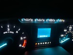 Habitacle de l'autocaravane with Compteur kilométrique (démarrage)