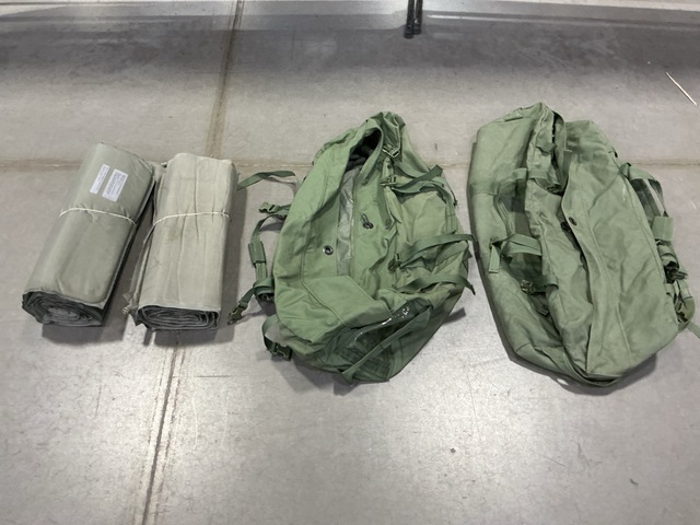 (57) Duffel Bags & (50) Self-Inflating Sleeping Mats (57) Duffel Bags & (50) Self-Inflating Sleeping Mats