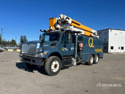 2008 Posi-Plus 500-50-RU 50 ft on 2008 International 7400 6x4 Extended Cab Bucket Truck