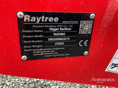 2026 Raytree RMDB82 82 in Szlifierka do pni o sterowaniu burtowym (Unused)