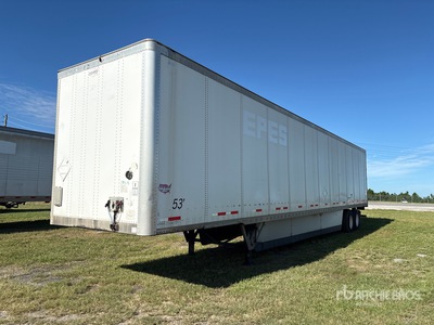 2016 Wabash DVCVHPC 53 ft x 102 in T/A Van Trailer