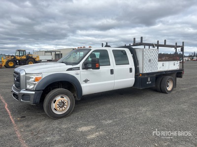 2015 Ford F-550 4x4 Crew Cab Camión Caja Abierta