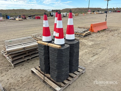 Quantity of (90) 27 in Safety Traffic Cones (Unused)