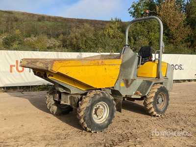 2013 Wacker Neuson 3001 3 ton 4x4 Swivel Dumper
