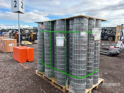Quantity of 2026 STARVOX SV0566-21 66 ft x 5 ft Hot-dip Galvanized Welded Wire Mesh Fencing (Unused)