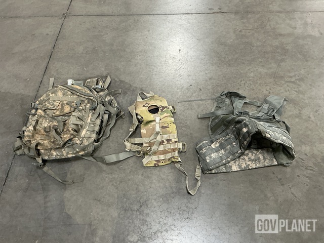 (24) Assault Packs, (20) Fighting Load Carriers & (118) Hydration S. Carriers