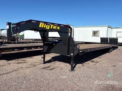 2026 Big Tex 16GN-40D5A-MRBK-SWT 40 ft T/A Gooseneck Remorque pour équipement