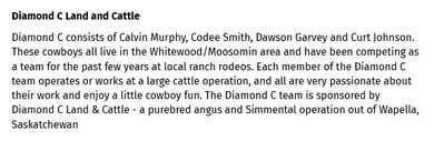 Diamond C Land and Cattle