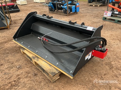 2026 Raytree RMRB72 72 in Power Rake Skid Steer Bucket (Unused)