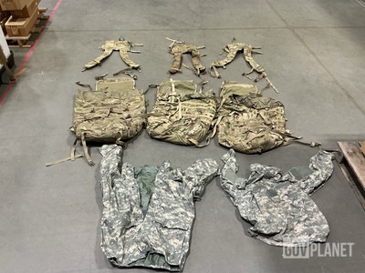 (17) Shoulder Frames, (7) Parkas, (9) Jackets & Assorted Items