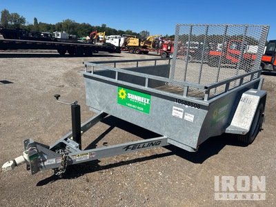2024 Felling FT-30T 8 ft S/A Utility Trailer