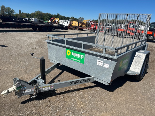 2024 Felling FT-30T 8 ft S/A Utility Trailer