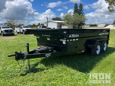 2023 Industrias America FDT7014 14 ft T/A Rimorchio Leggero Ribaltabile