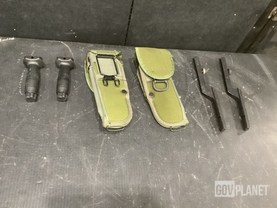 (41) Rifle Grips, (47) Handle Mounts, (50) Pistol Holsters & Assorted Items