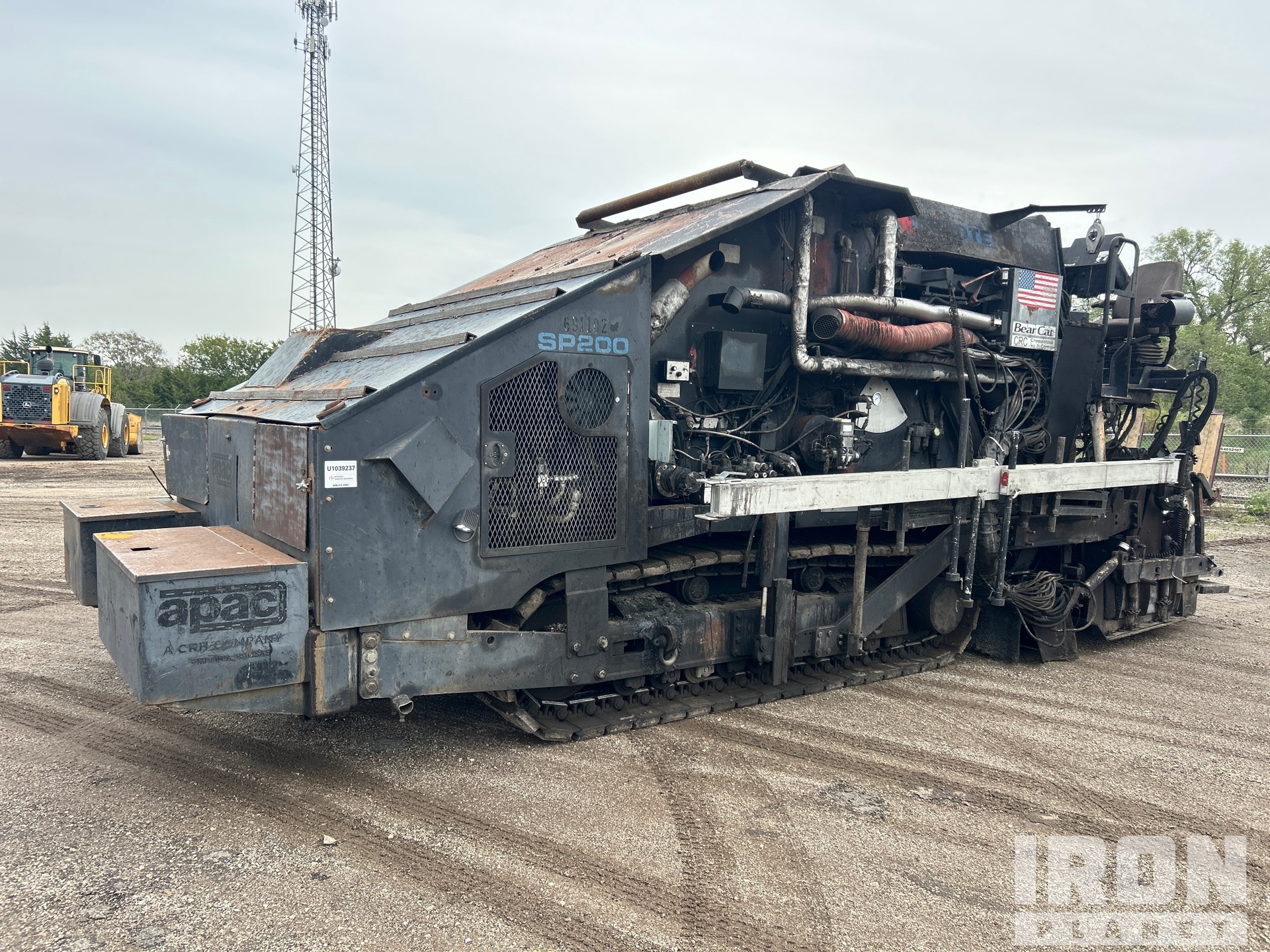 2011 Roadtec SP200E Track Spray paver Asphaltfertiger