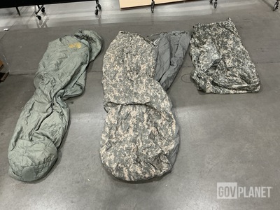 (37) Bivy Covers, (26) Ponchos, (14) Sleeping Bags & Assorted Items