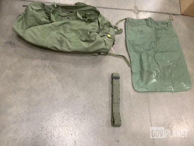 (40) Duffel Bags, (34) Barracks Bags & (2) Individual Equipment Belts