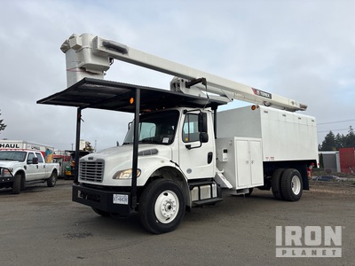 2016 Terex XTPRO60 60 ft on 2017 Freightliner M2 4x2 Forestry Chipper Body Bucket Truck