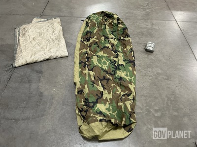 (18) Wet Weather Poncho Liners, (1) Bivy Cover & Assorted Items