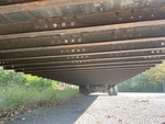 Trailer Chassis with Frame Rails/ Main Beams Condition