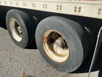 Trailer Chassis with Tire Condition