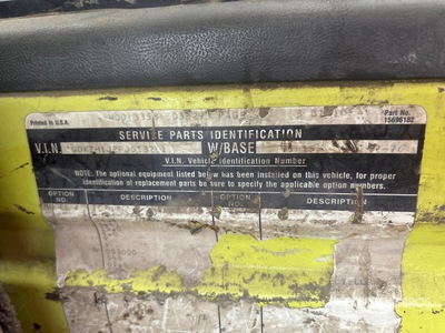GMC 4x2 Service Truck