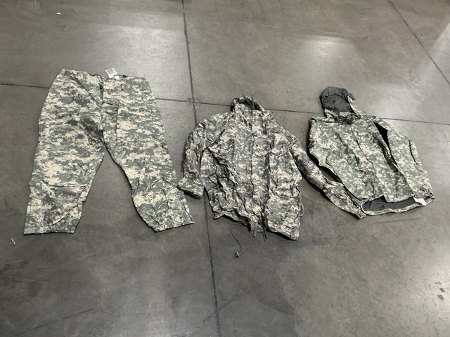 (30) Pairs of Assorted Trousers, (8) Jackets & (7) Parkas
