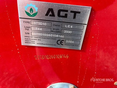 2026 AGT STSD10 3-Point & Skid Steer Seeder (Unused)