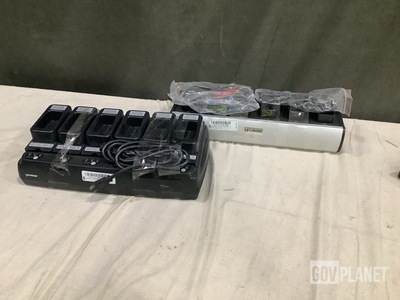 (134) Assorted Harris Battery Chargers