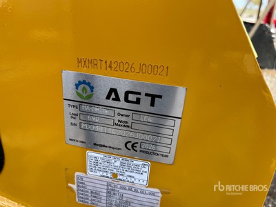 2026 AGT MX-MRT14 Mini Compact Track Loader (Unused)