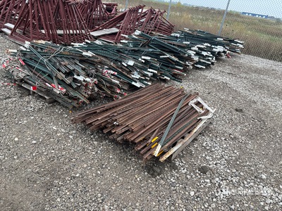 Quantity of Metal Fence posts