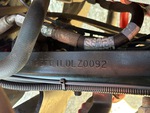 General Appearance with Frame Stamp Serial Number/VIN Photo