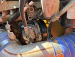 Engine with A/C Compressor